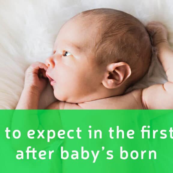 What to expect in the first hour after baby's born, from Birthways in Chicago